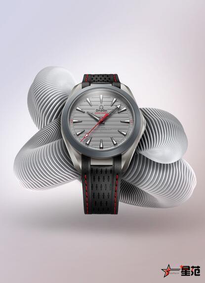 欧米茄海马系列Aqua Terra “Ultra Light” 腕表-红色款搭配橡胶表带