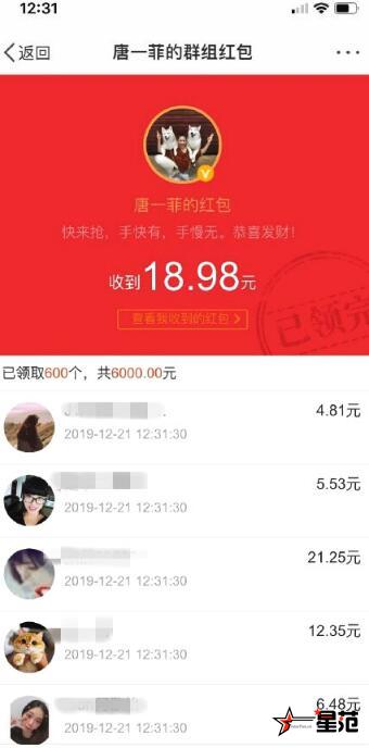 唐一菲发6万红包 自曝遭受过的网络暴力